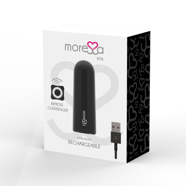 MORESSA - NIX VIBRATEUR TÉLÉCOMMANDE NOIR – Image 3
