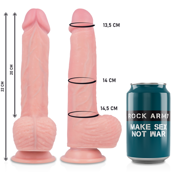 ROCKARMY - HARNAIS + VIBRATEUR SILICONE LIQUIDE PREMIUM TÉLÉCOMMANDE APACHE 20.5 CM -O- 4.62 CM – Image 4