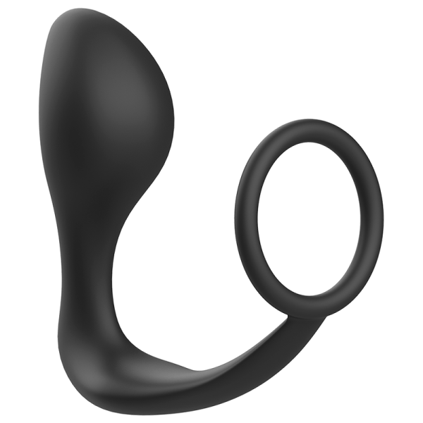 ADDICTED TOYS - PLUG ANAL AVEC ANNEAU EN SILICONE NOIR – Image 2
