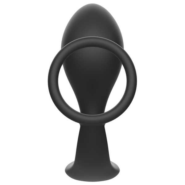 ADDICTED TOYS - PLUG ANAL AVEC ANNEAU EN SILICONE NOIR – Image 4
