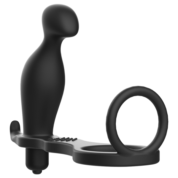 ADDICTED TOYS - PLUG ANAL AVEC ANNEAU EN SILICONE NOIR 12 CM – Image 2