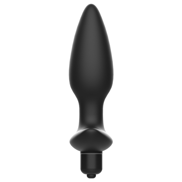 ADDICTED TOYS - MASSAGER PLUG ANAL AVEC VIBRATION NOIR – Image 4