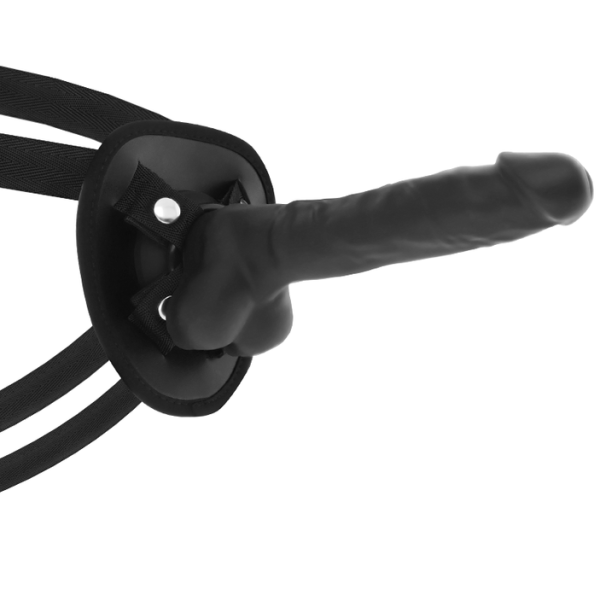 COCK MILLER - HARNAIS + SILICONE DENSITÉ ARTICULABLE COCKSIL NOIR 19,5 CM – Image 3